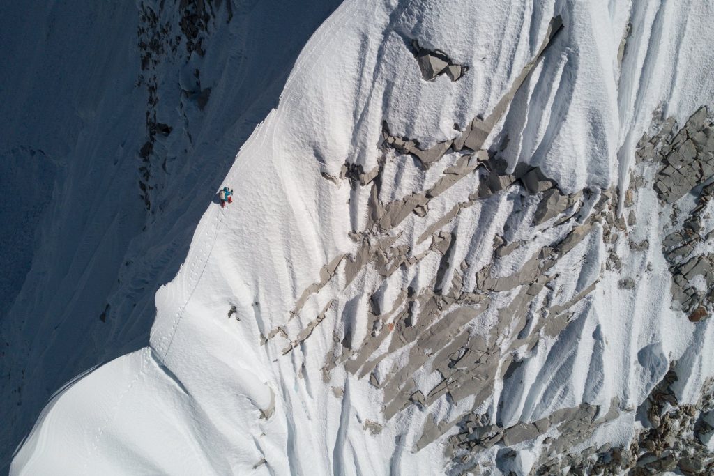 La solitaria al Lunag Ri. Foto @ David Lama