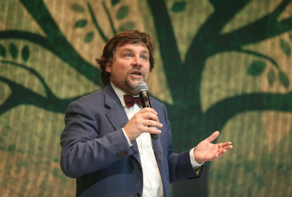 Luca Mercalli. Foto ANSA/STEFANO PORTA