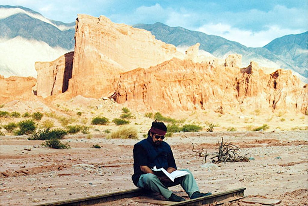 Sepúlveda sul set del suo film " Nowhere " - Foto ANSA / PAL