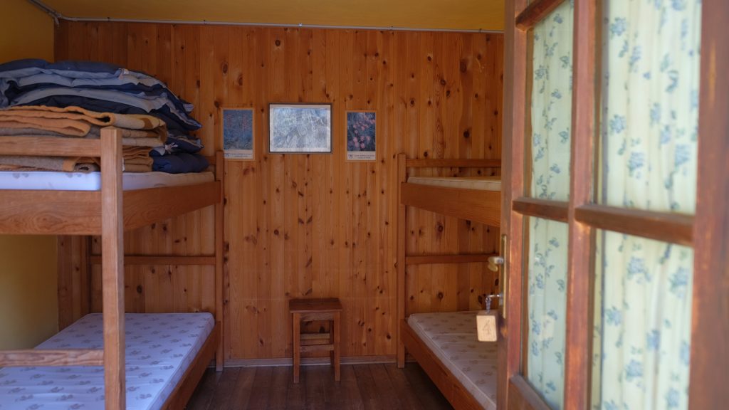 Le camerate del Rifugio Pastore. Foto di Marta Ghelma 