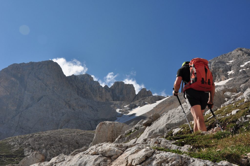 Escursionista al Gran Sasso