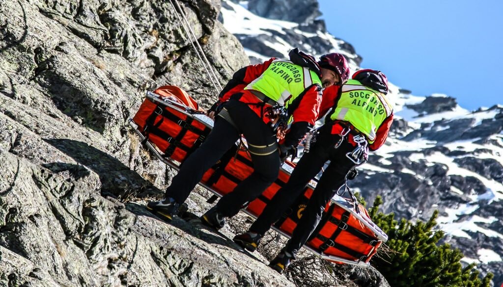 Recupero in ambiente impervio - Foto Ufficio stampa CNSAS