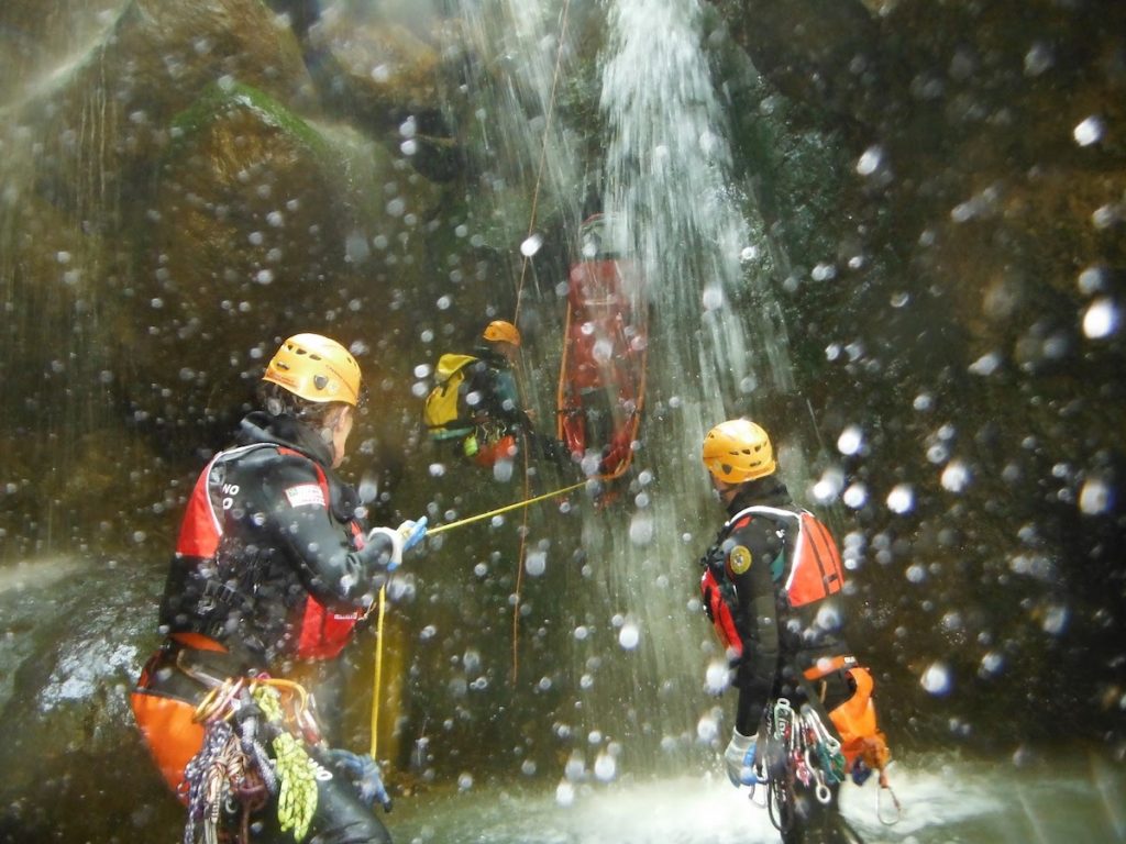 Recupero in forra - Foto Ufficio stampa CNSAS