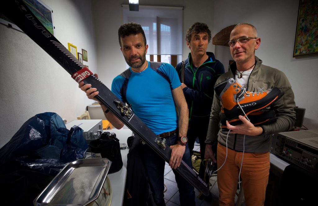 I tre protagonisti. Da sinistra: Alessandro Beltrame, Paolo Rabbia e Marco Bernini. Foto archivio Alessandro Beltrame