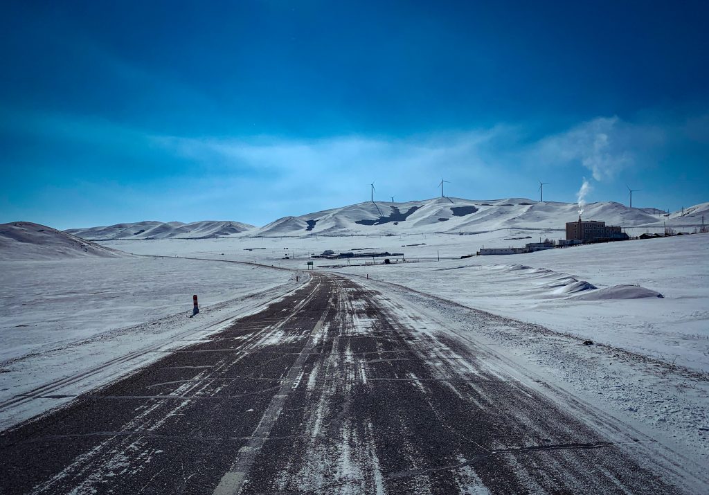 Il Gobi in inverno. Foto archivio Omar di Felice