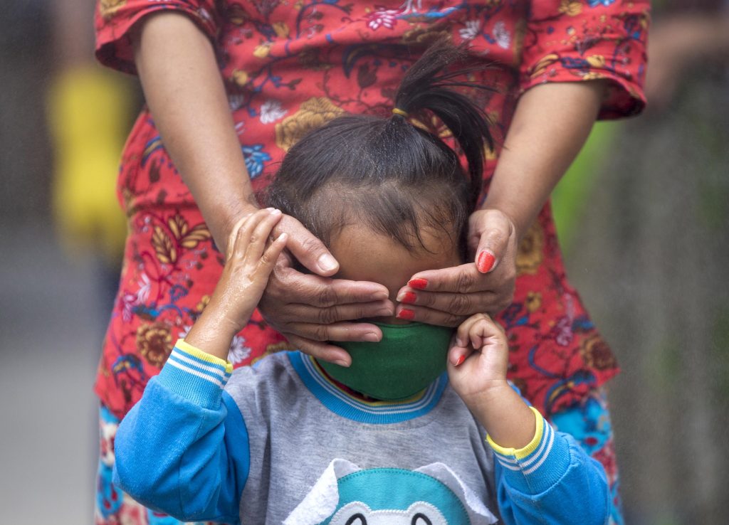 Kathmandu durante il lockdown. Foto @ ANSA EPA/NARENDRA SHRESTHA