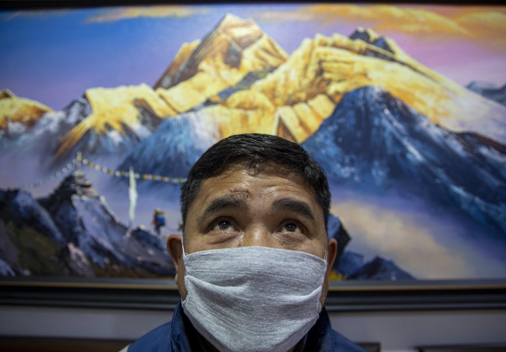Kathmandu durante il lockdown. Foto @ ANSA EPA/NARENDRA SHRESTHA