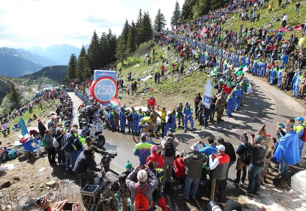 Salita al monte Zoncolan Giro d