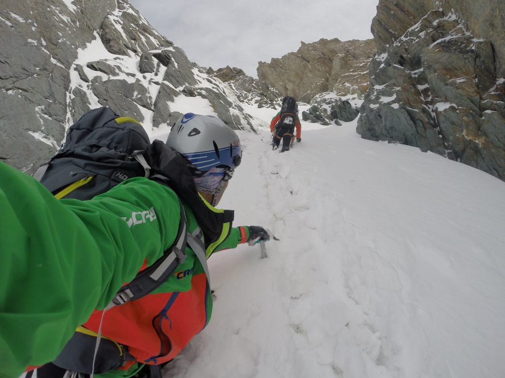 Un momento della salita. Foto archivio Alessandro Beltrame