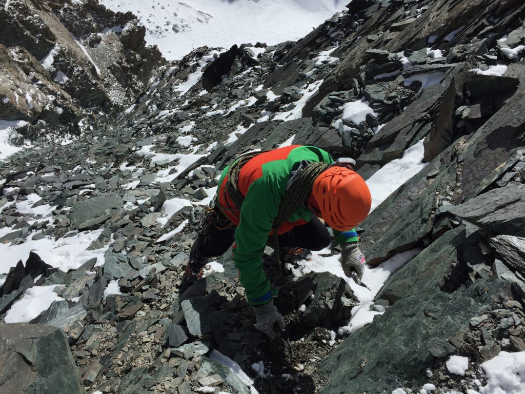 Un momento della salita. Foto archivio Alessandro Beltrame