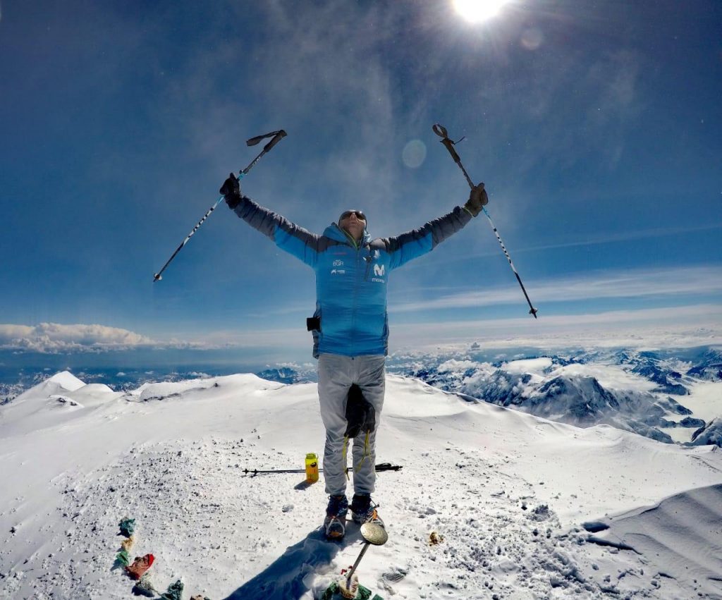 In cima al Denali. Foto archivio Karl Egloff