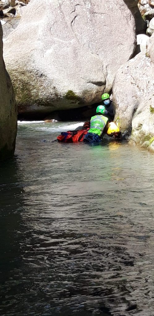 Ricerche in forra - Foto CNSAS