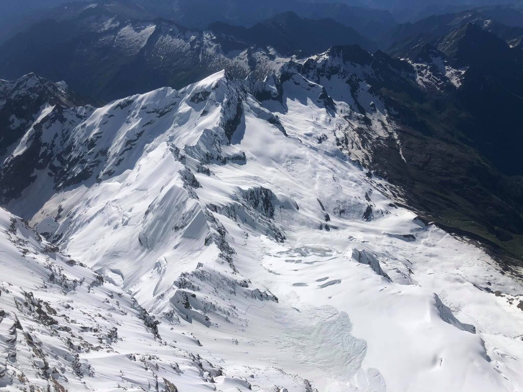 Panorama da quota 4556 m - Foto FB Rifugi Monterosa