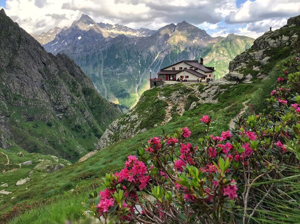 Il rifugio Merelli al Coca. Foto @ Cai di Bergamo