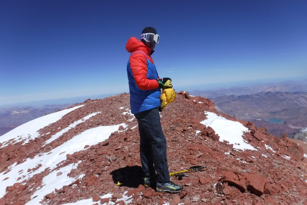 In cima al Cerro Mercedario. Foto Franco Nicolini