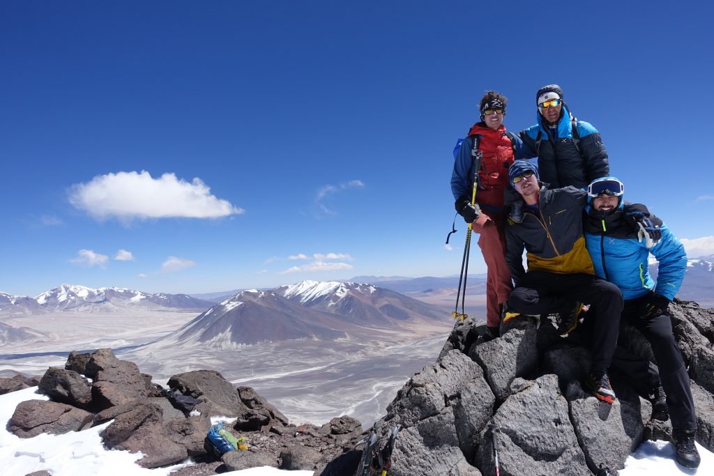 In cima al Cerro Muerto. Foto Franco Nicolini