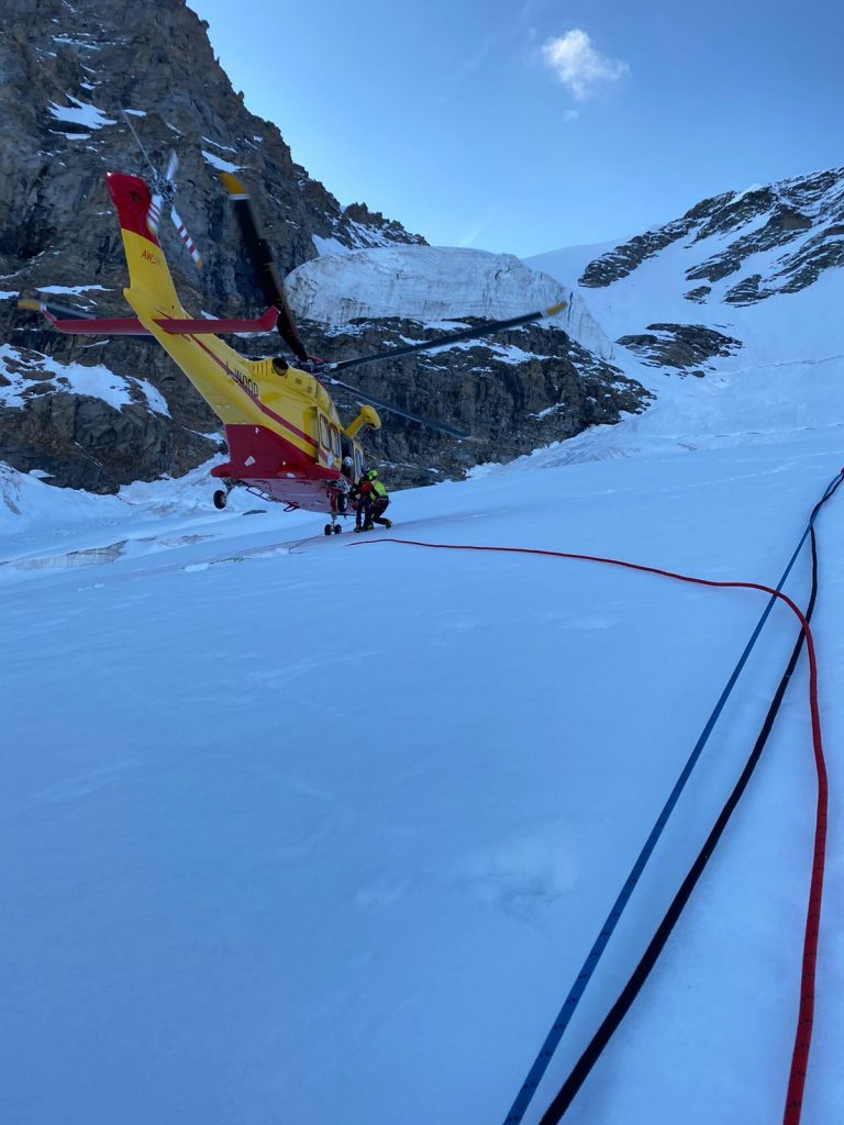 Elicottero sabato sul luogo dell