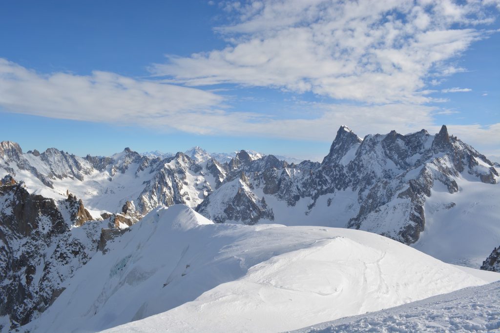 Le Aiguilles de Chamonix, massiccio del Monte Bianco