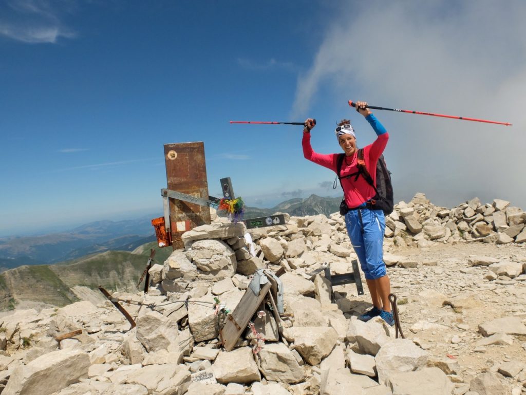 In vetta al Monte Vettore. Foto Tamara Lunger 