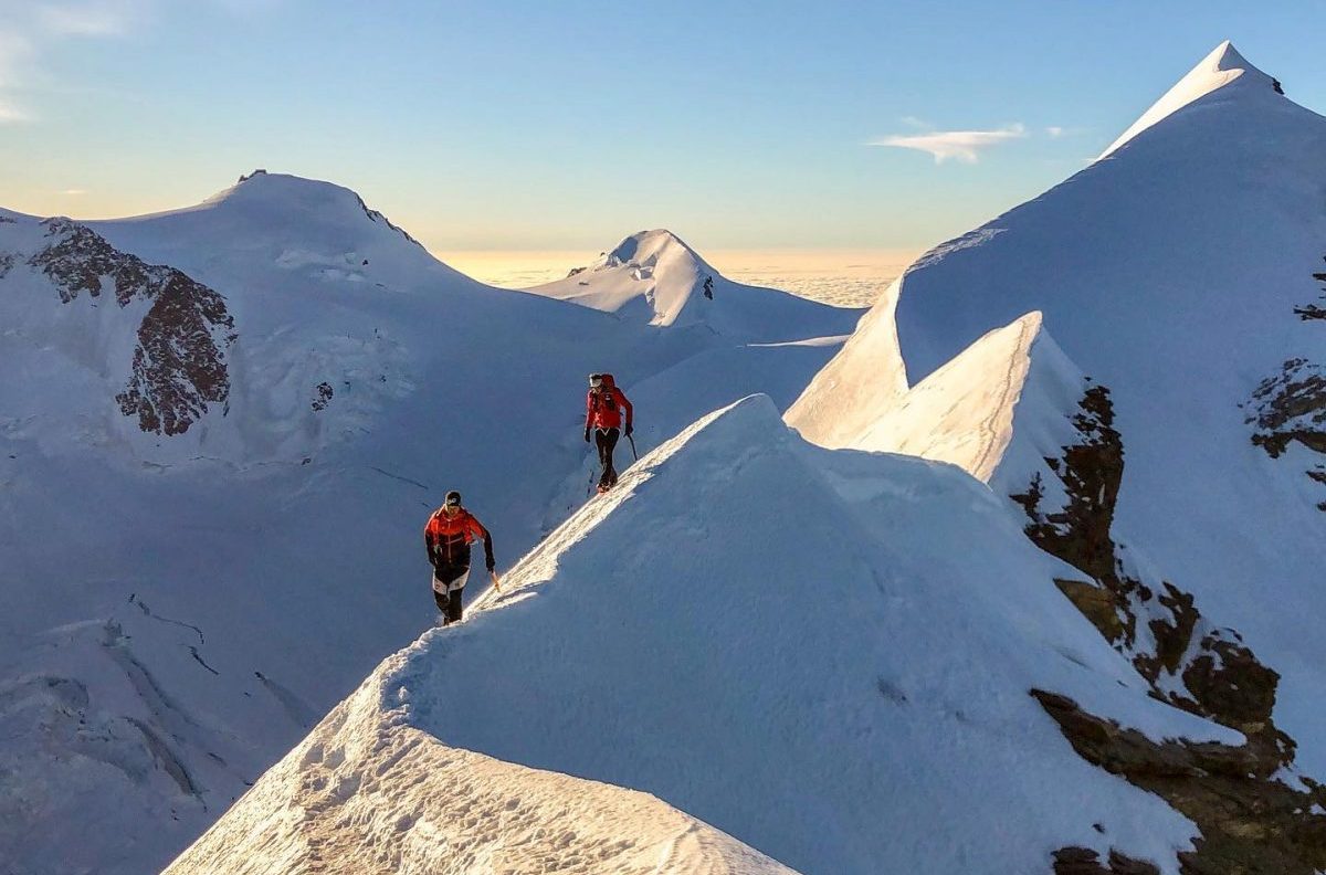 monte rosa, traversata, Nicolas Hojac, Adrian Zurbrügg