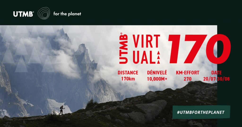 UTMB ® virtuale 170. 170 km e 10000 m+ della mitica gara UTMB ®. Foto FB Ultra Trail du Mont Blanc - UTMB