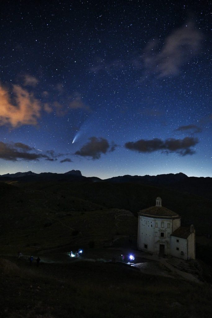 Neowise a Rocca Calascio - Foto Nicola Demegni
