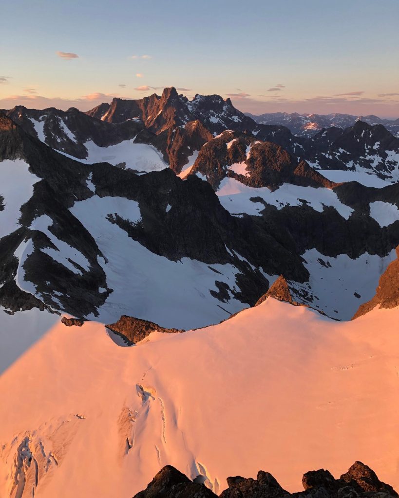Tramonto sul massiccio dell