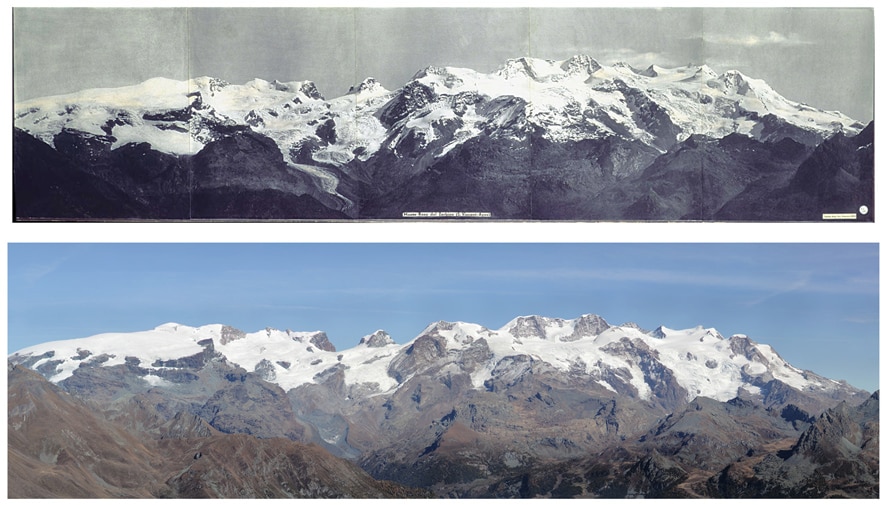 L Evoluzione Dei Ghiacciai Del Monte Rosa In Mostra Al Forte Di Bard Montagna Tv