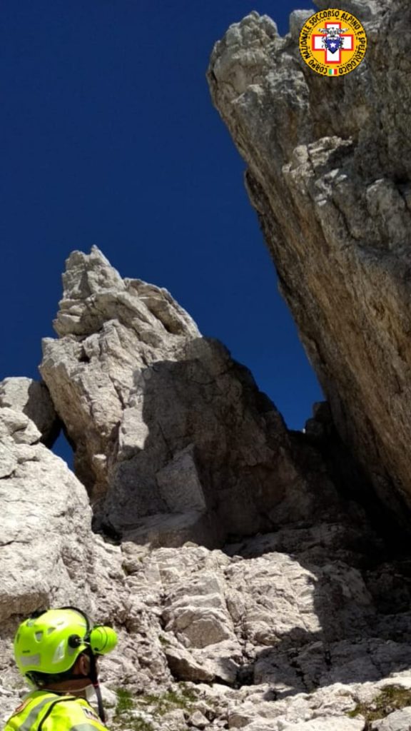 Una escursionista kazaka ha perso la vita precipitando da Sella Bilapec, nel gruppo del Canin - Foto CNSAS FVG