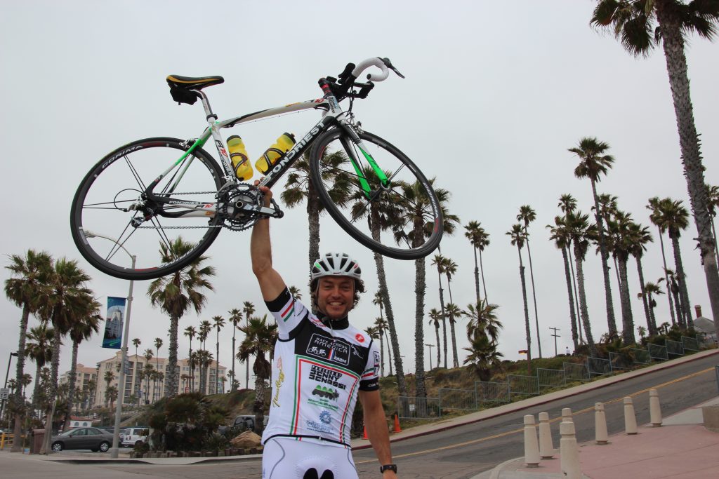 Nico alla RAAM 2011. Foto Morgan Bertacca