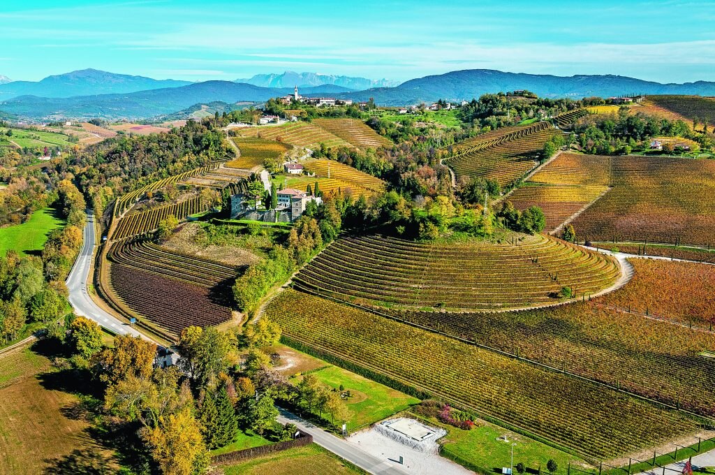 Il Collio è una fascia collinare a cavallo tra Italia e Slovenia. Foto @ Marco Milani