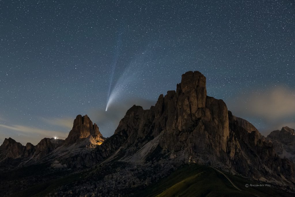 cometa, dolomiti