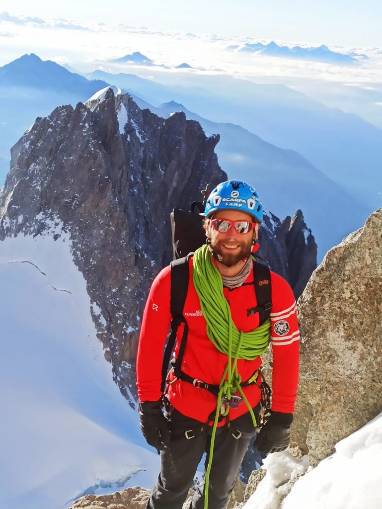 Sul Pilier Derobè. Foto Matteo Della Brodella