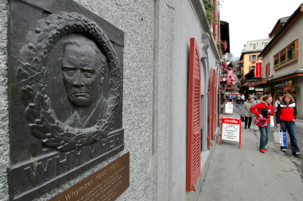 Zermatt, monumento a Whymper