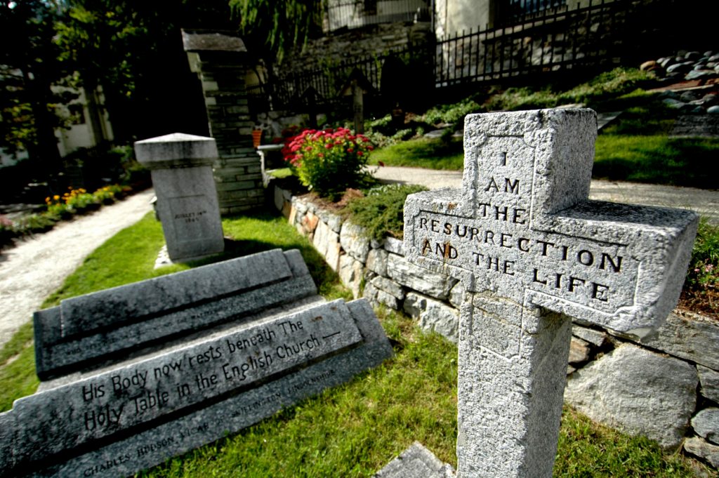 Zermatt, tombe dei morti del 1865