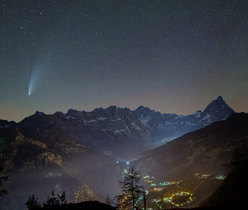 La cometa su Valtournenche - Foto Antoine Casarotto