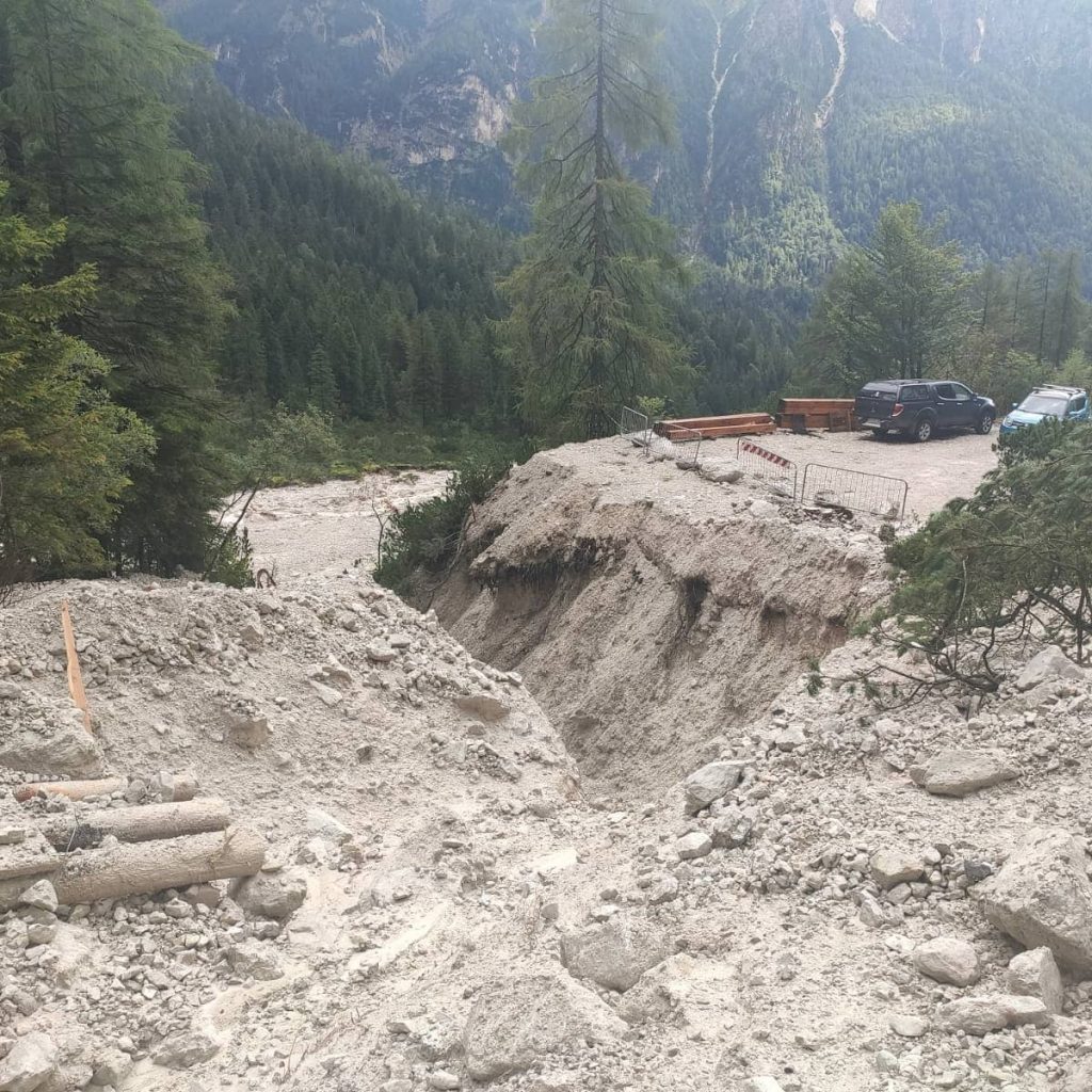 Frana Rifugio Pradidali - Foto FB Duilio Boninsegna