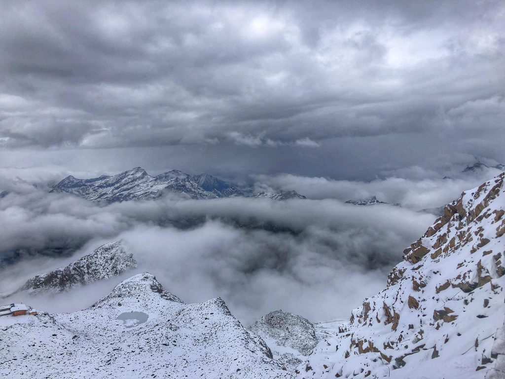 La quiete dopo la tempesta, Capanna Gnifetti - Foto FB Rifugi Monterosa