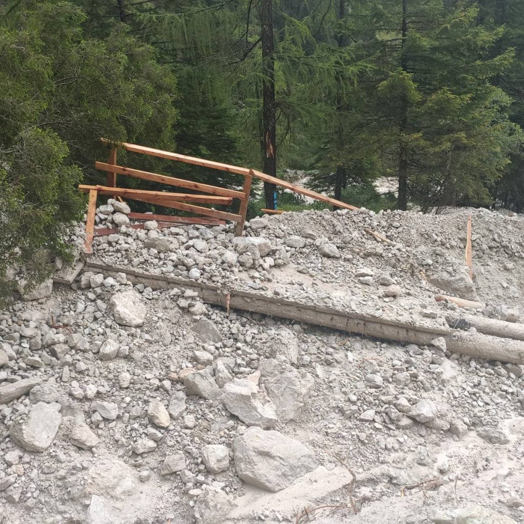 Frana Rifugio Pradidali - Foto FB Duilio Boninsegna