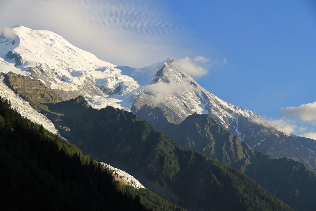Aiguille du Goûter vista da Chamonix - Foto Wikimedia Commons