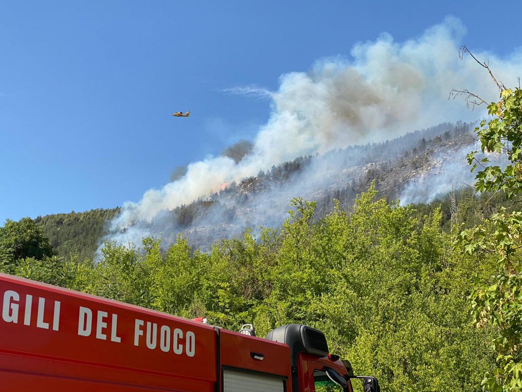 Canadair in azione - Foto
ANSA/ GERMANA D