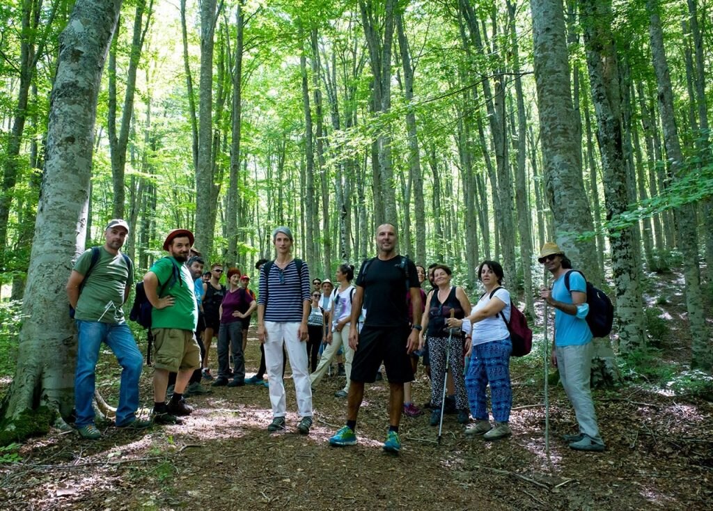 Nei boschi del Monte Alpi di Latronico