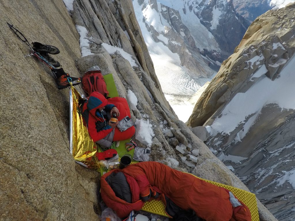 In Patagonia, su Care Bear Traverse. Foto Leonardo Gheza