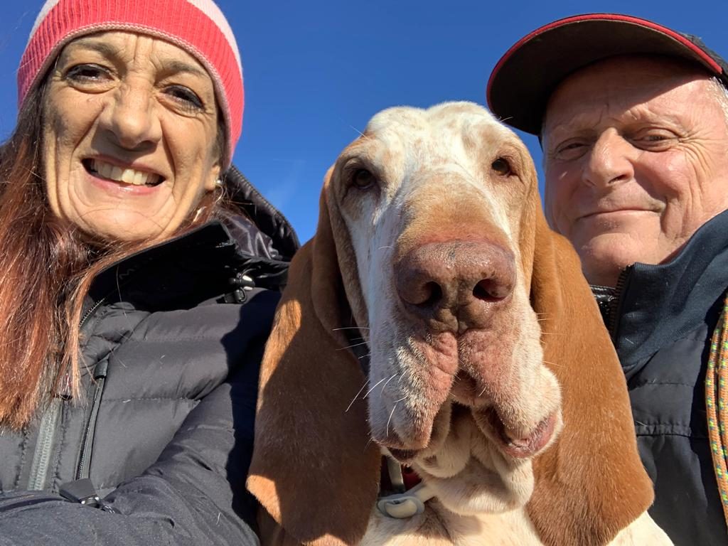 Stefania Mondini con Ash e Agostino Da Polenza