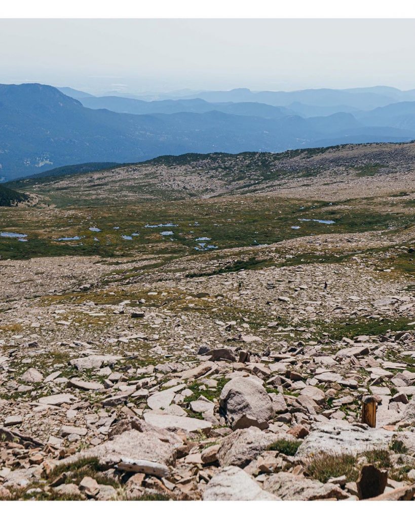 Avvicinamento al Longs peak - Foto Instagram Alton Richardson