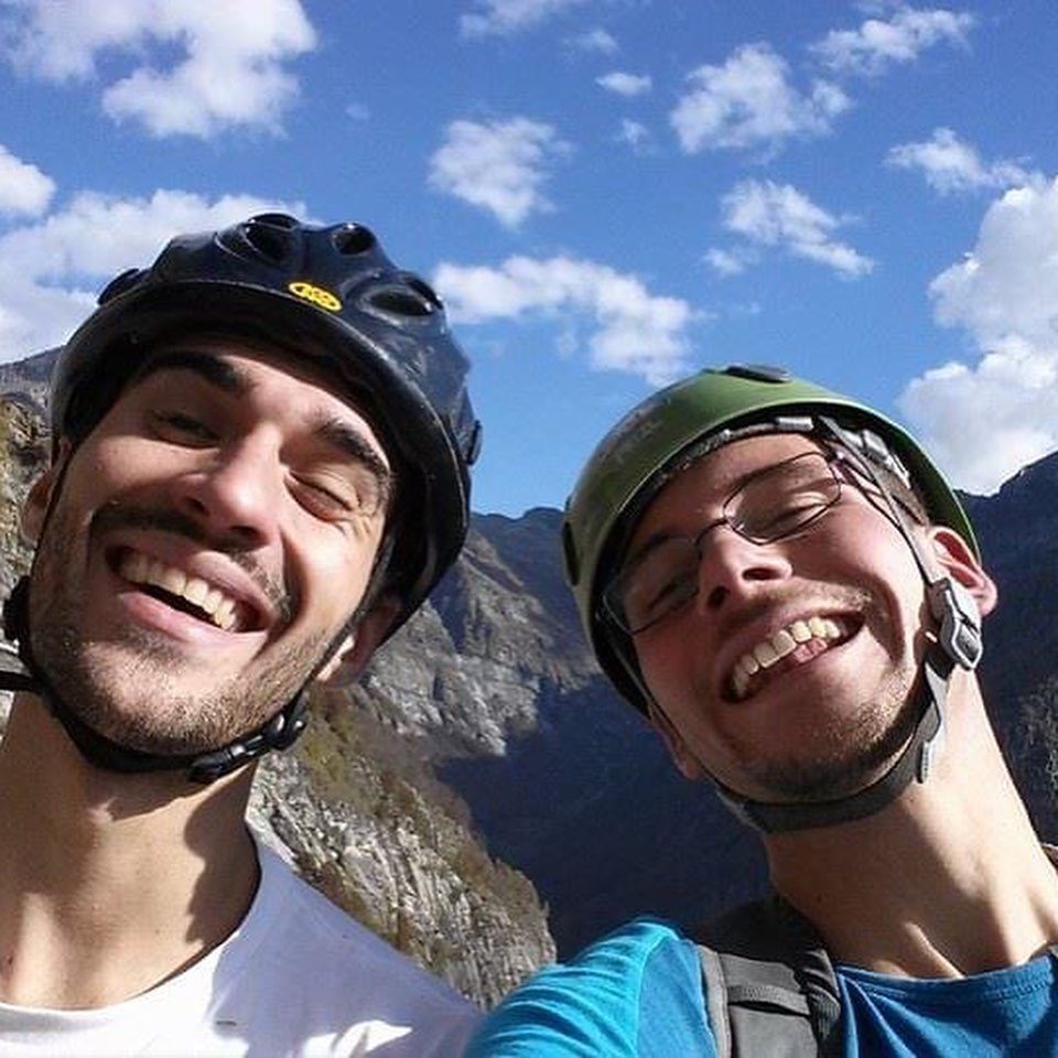 Matteo Pasquetto e Luca Moroni, un percorso di crescita alpinistica condiviso con tante risate - Foto Instagram Luca Moroni