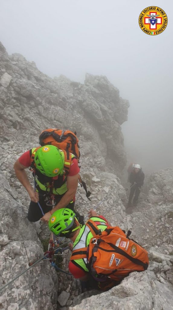 Recupero in Moiazza - Foto CNSAS Veneto