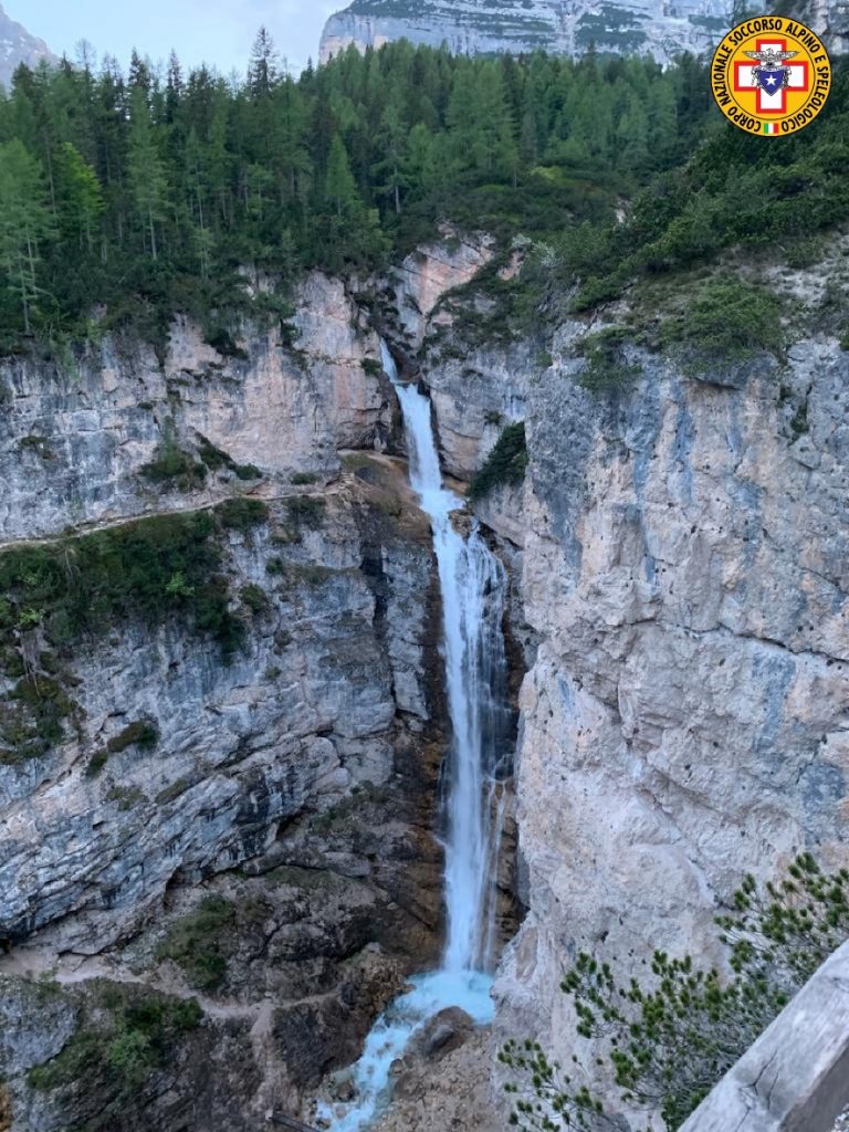 Cascate di Fanes - Foto CNSAS Veneto