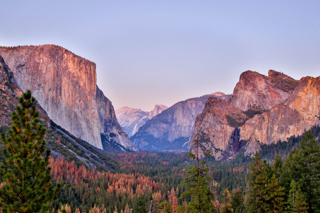 Tramonto dal Tunnel View - Foto Stephen Lawrence @Pixabay