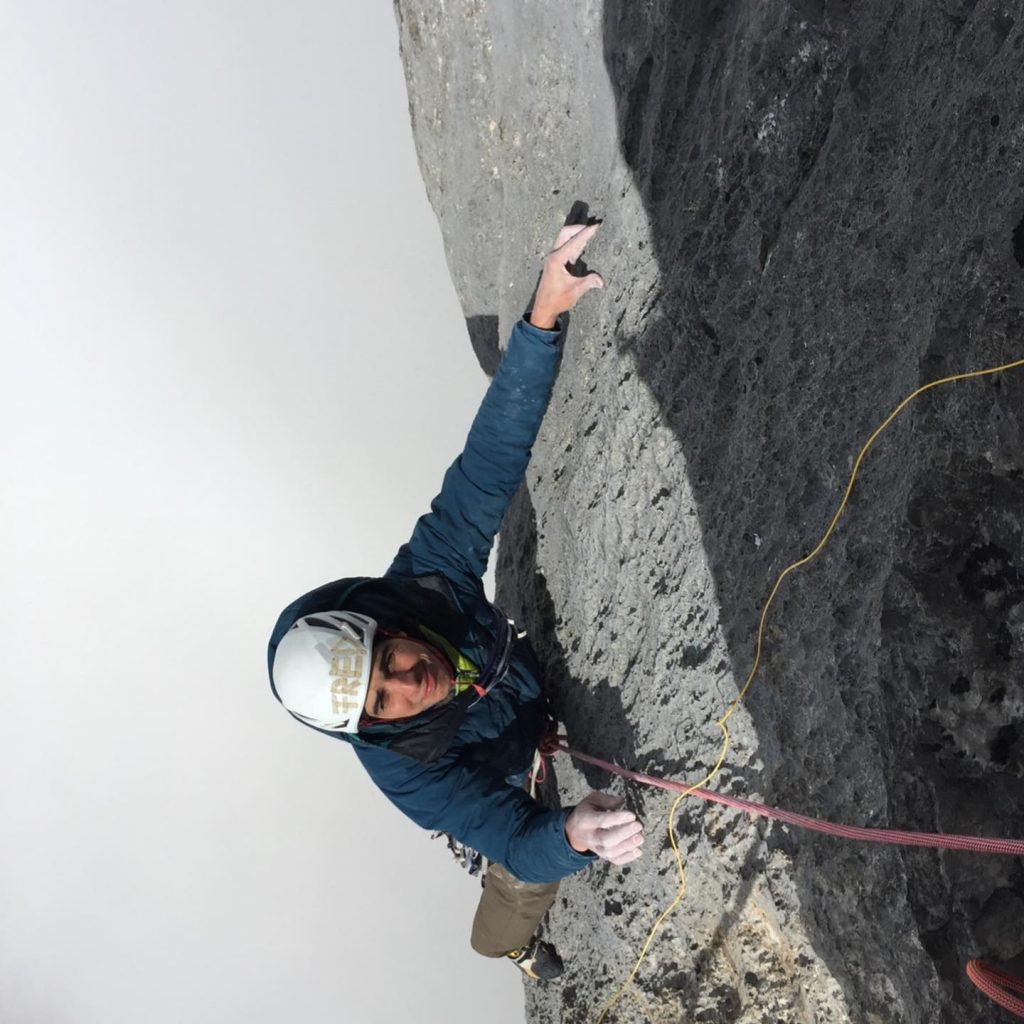 In salita su "Merci la vie" - Foto FB Roger Schaeli